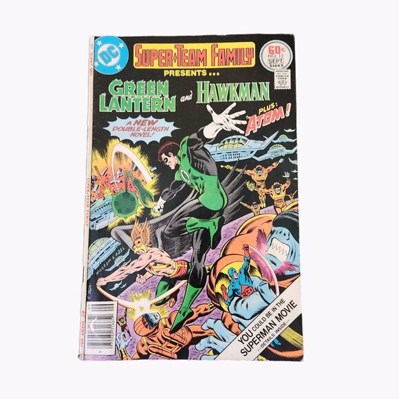 DC Comics Super Team Family Green Lantern Hawkman #12 Comic Book Bagged Boarded - Picture 1 of 3
